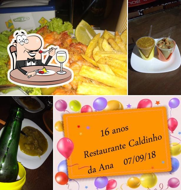 Platos en Caldinho da Ana