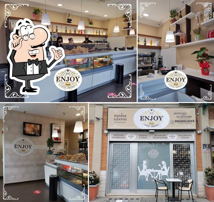 Gli interni di Enjoy Caffè Bistrot