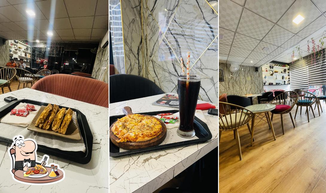 Order pizza at Buddies cafe