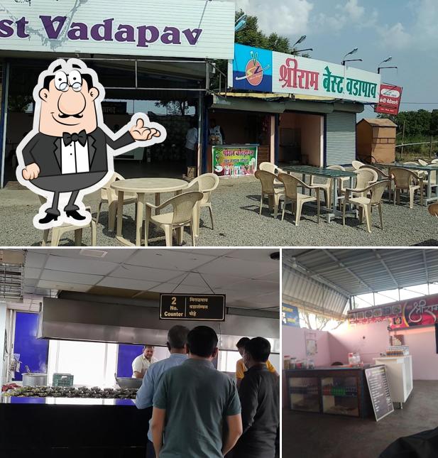 The interior of Shriram Vadapav 2