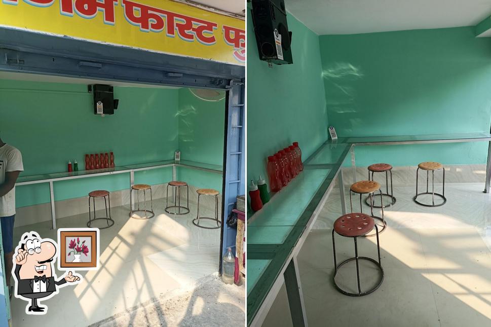 The interior of Sangam Fast Food