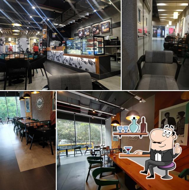 The interior of Café Coffee Day