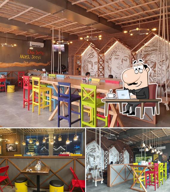 The interior of Chai Galli