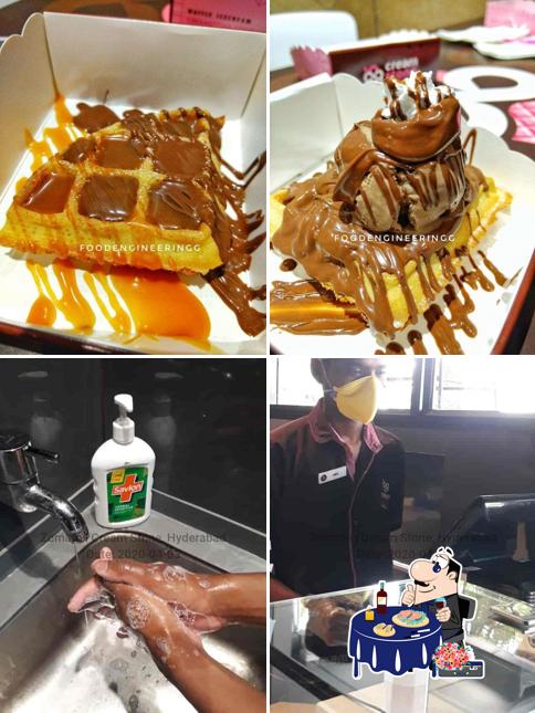 Try out seafood at Cream Stone Ice Cream