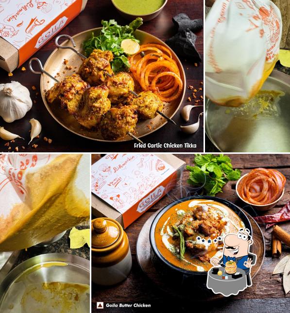 Food at Goila Butter Chicken