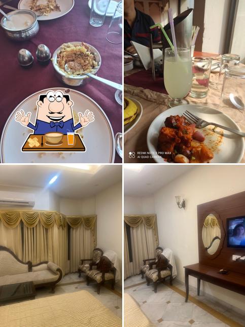 Among different things one can find food and interior at Haryana Tourism Restaurant