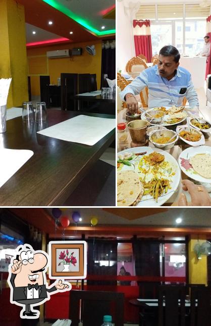 The interior of New Anamika Family Restaurant