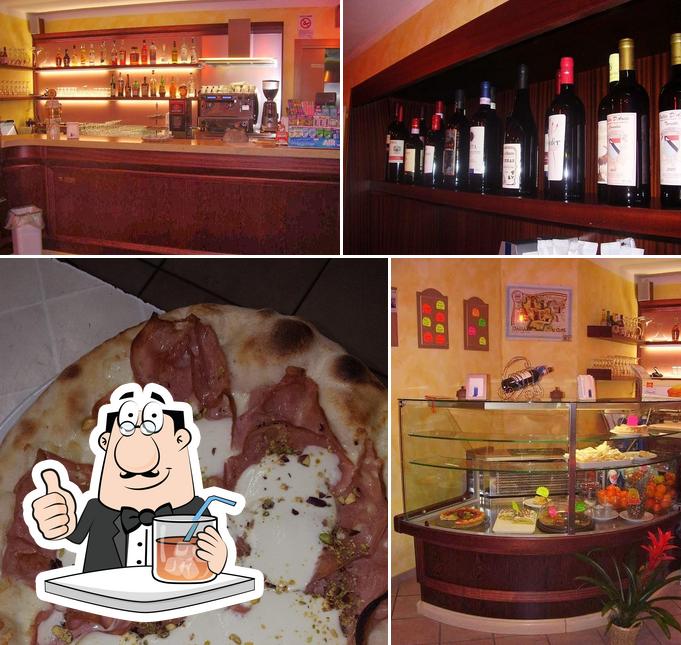 La bevanda e cibo del ristorante