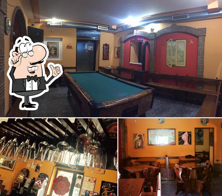 Gli interni di Bar "Al pozzo"