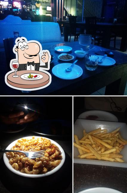 This is the photo displaying food and interior at Blue's Pub Bar & Restaurant