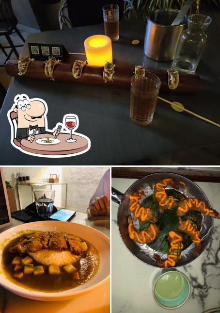 Food at The Escape Lounge