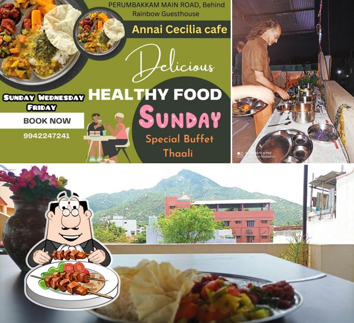 Meals at Annai Cecilia Cafe