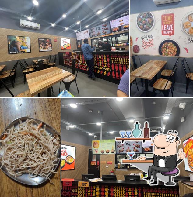 The interior of Chinese WOK