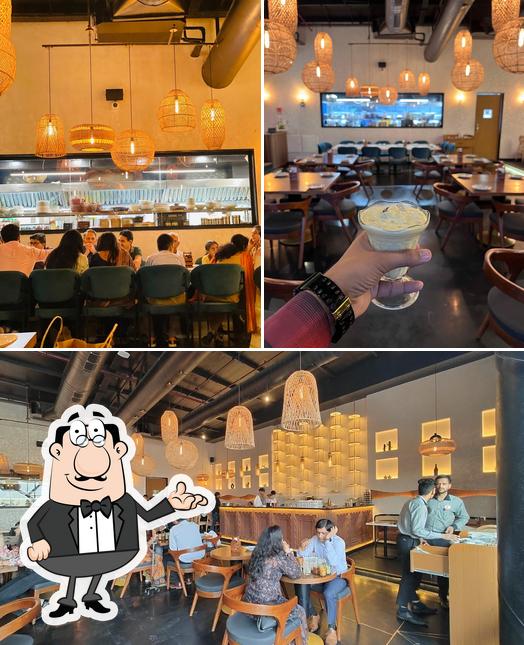 The interior of Indus Flavour