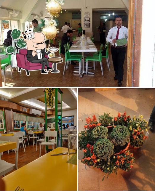 Check out how Jiva veg restaurant- pure vegetarian looks inside
