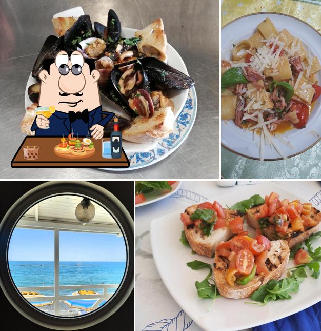 Bruschette al Ristorante La Lampara Beach