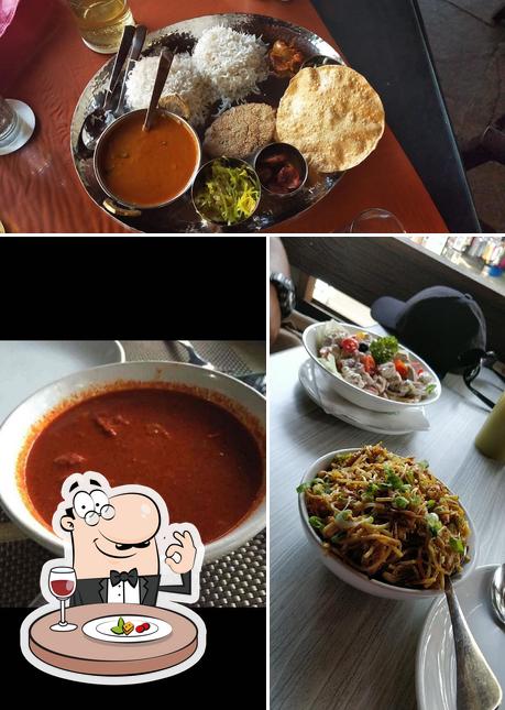 Food at The Mango Grove Bar & Restaurant