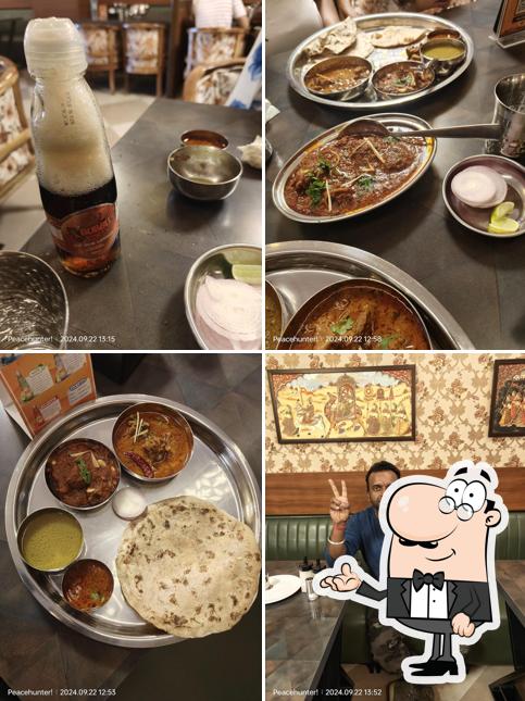 The interior of Rajputana Restaurant
