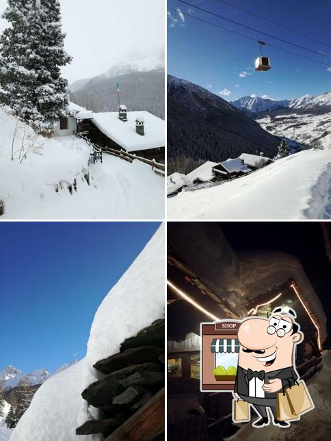 Gli esterni di Rifugio Vieux Crest