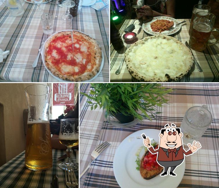Cibo al Ristorante Quattro Colonne