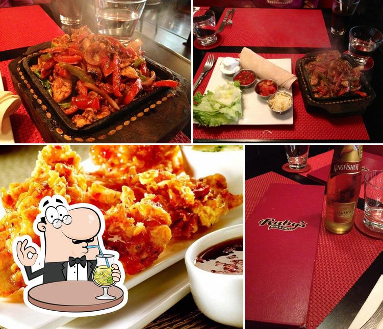 This is the photo depicting drink and food at Ruby's Bar & Grill