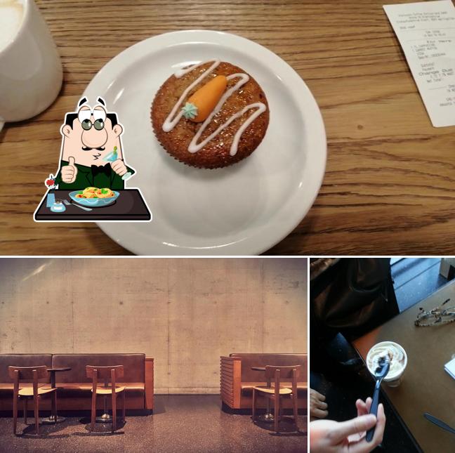 Starbucks si caratterizza per la cibo e interni