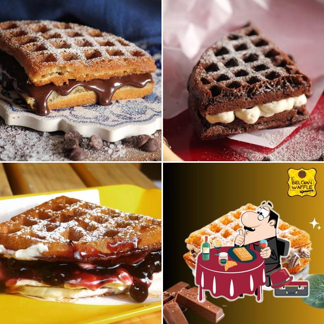 Waffles at The Belgian Waffle Xpress