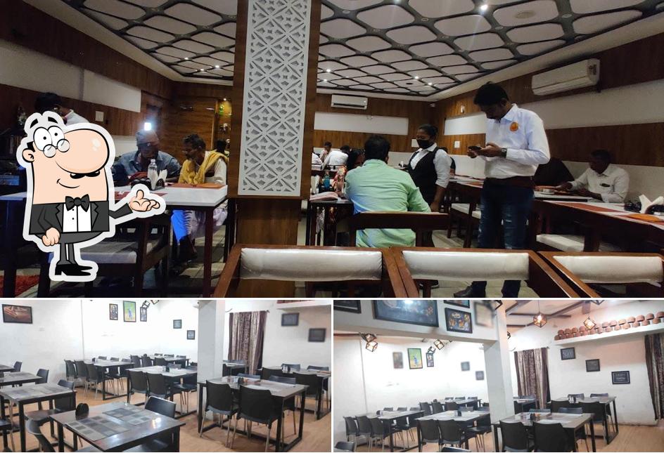 The interior of Naidu Gari Kunda Biryani - Vijayawada