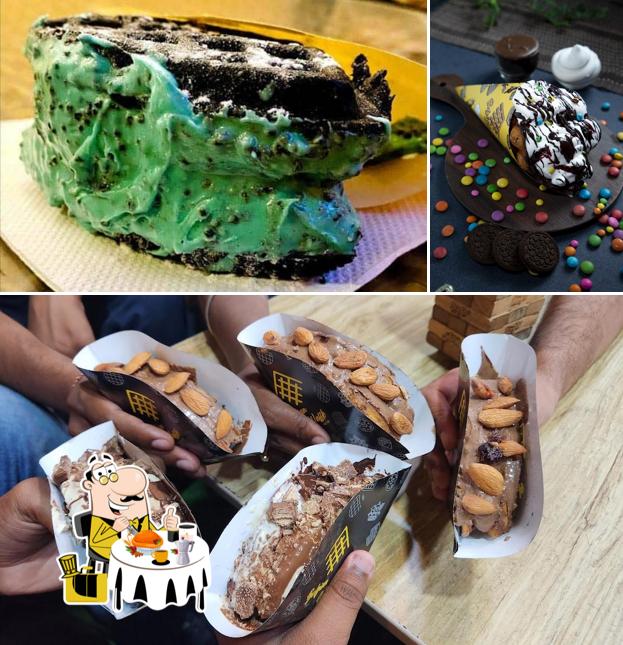Food at Belgian Waffle Factory