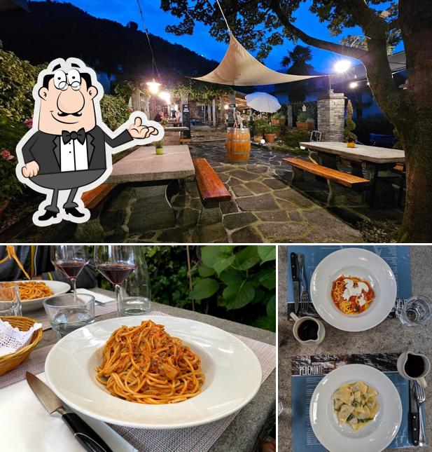 Siediti a un tavolo di Grotto Pedemonte