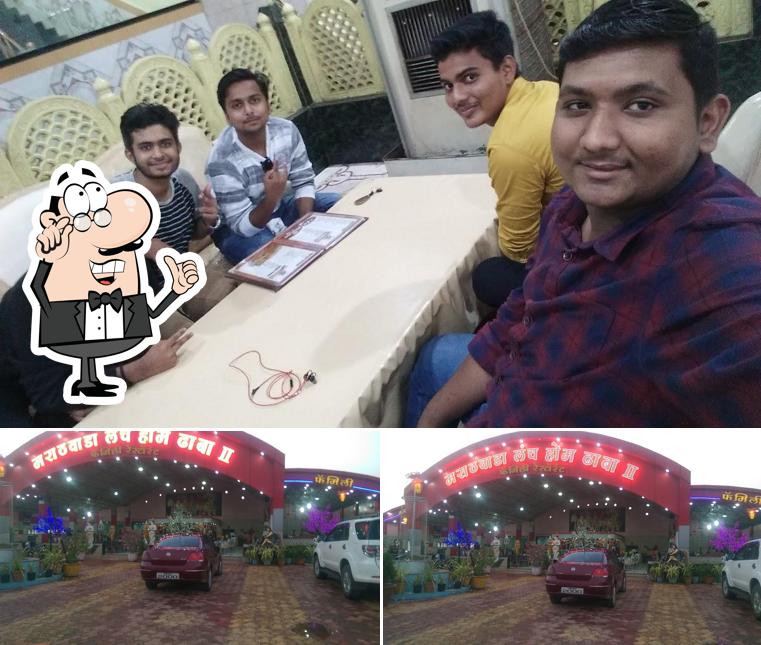 Take a look at the picture displaying interior and exterior at Marathwada lunch home 2