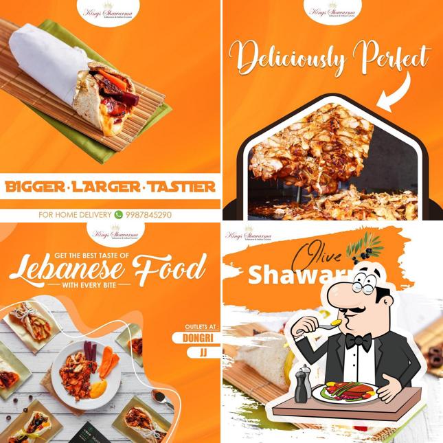 Food at Kings Shawarma