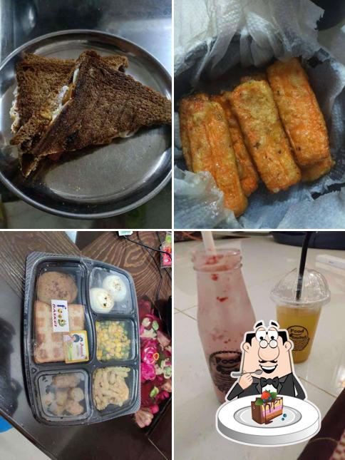 Chocolate cake at Food Basket