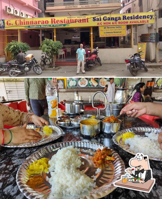 Food at Futuristic vari Andhra Tiffins,Meals