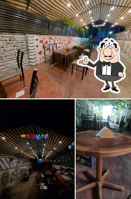 The interior of Idiots Cafe