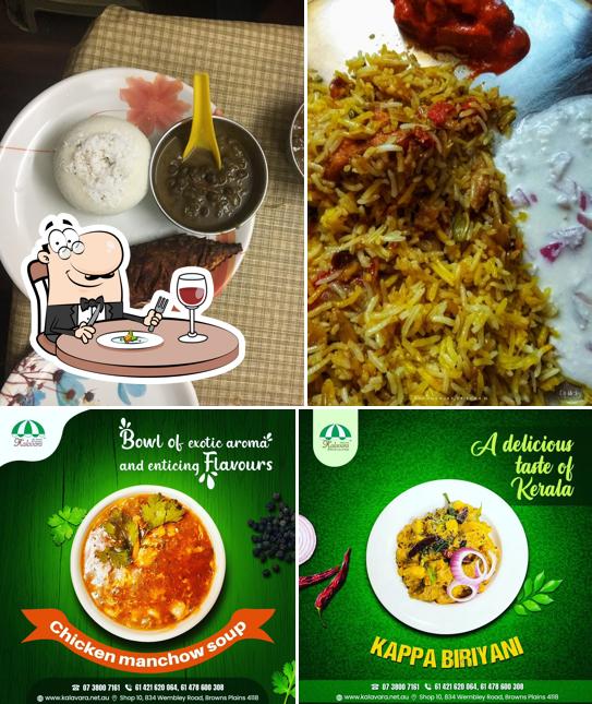 Food at Kalavara Restaurant