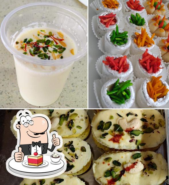 Kanhaji offers a selection of sweet dishes