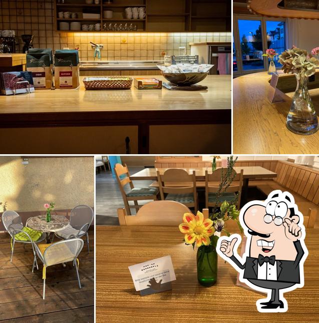 Dai un'occhiata agli interni di Pop-up Café Bahnhöfli Bubikon