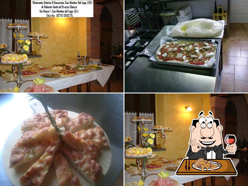 Ordina una pizza a Ristorante Osteria Il Ganascino San Martino Del Lago (CR)