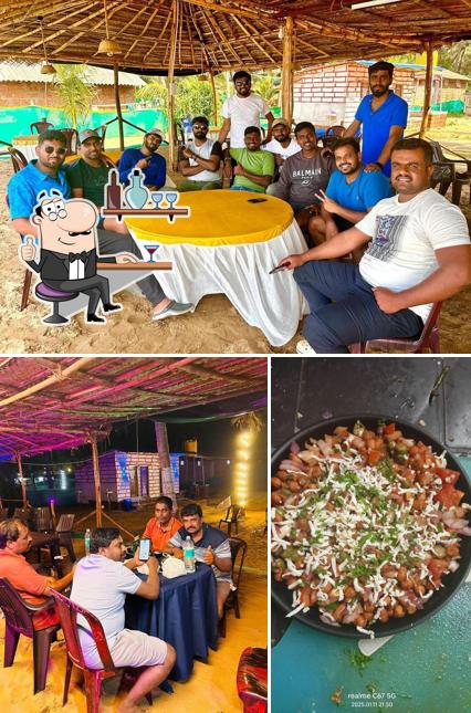 Among different things one can find interior and food at The Shiva Samudra Beach Resort