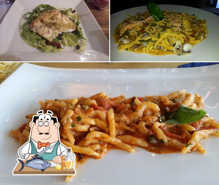 Salmone grigliato al Taverna il Trabucco