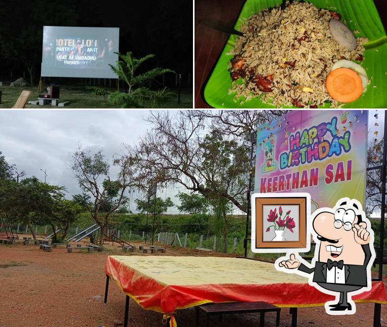 Check out the photo showing interior and food at 369 Food Park & Family Restaurant