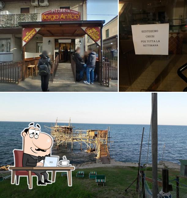 Gli interni di pizzeria Borgo Antinco 2