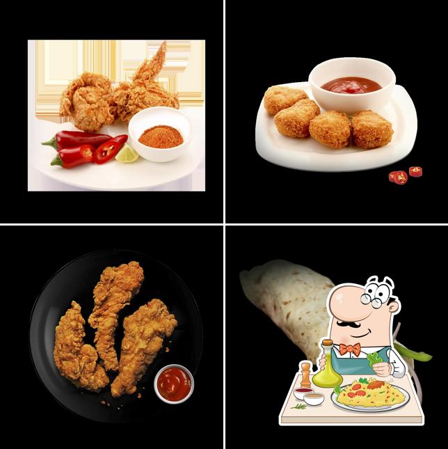 Fried chicken at Five Star Chicken