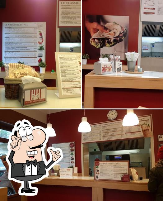 Gli interni di La Piadineria