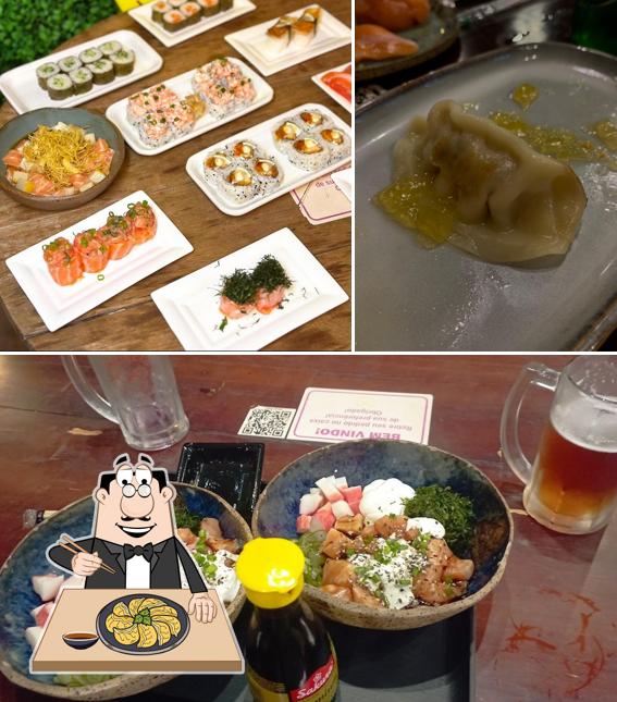 Gyoza em CONECTA LOUNGE