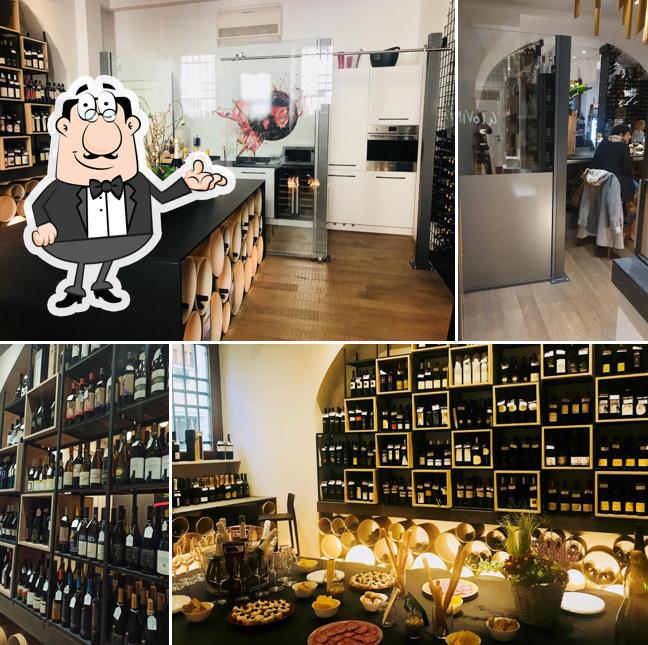 Gli interni di Giovinoto Enoteca & Take Away Food