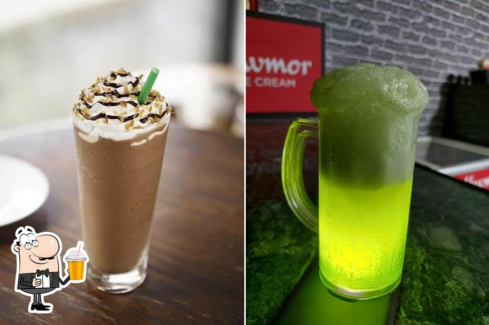 Enjoy a beverage at Big Scoop Cafe ( House of Boba and Coffee )