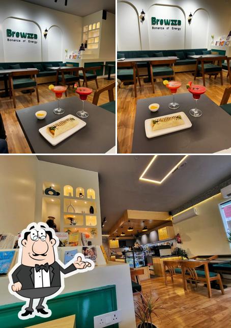 The interior of Brewzza Coffee