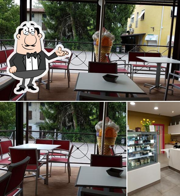 Gli interni di Cremeria Veneta